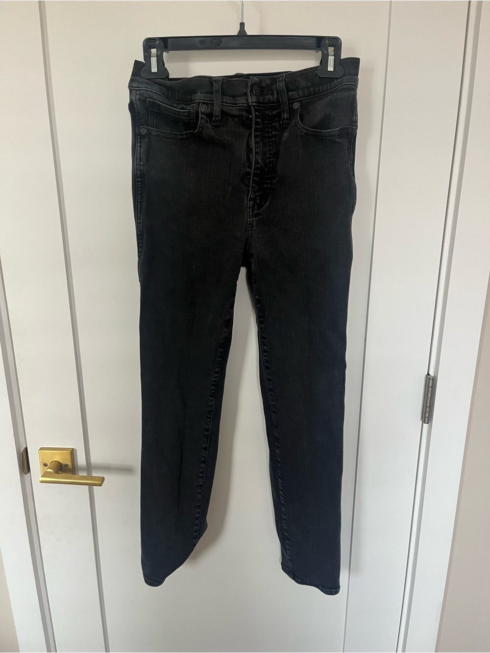 Madewell Black High-Rise Skinny Jeans